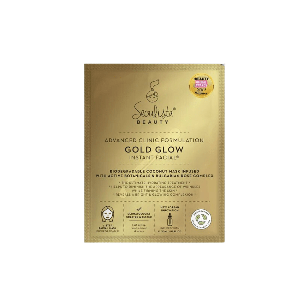 Seoulista Beauty Gold Glow Instant Facial daisybelle.ie