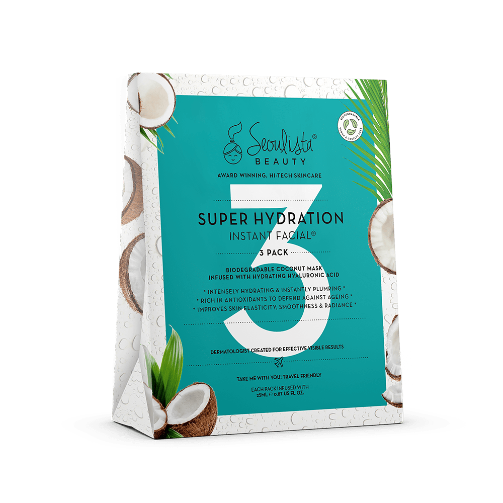 Seoulista Beauty Super Hydration Instant Facial 3 Pack