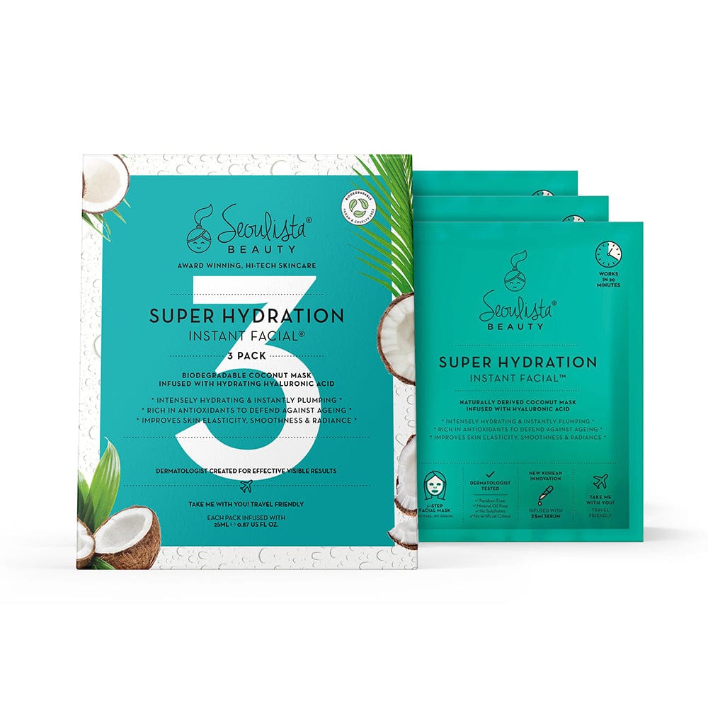 Seoulista Beauty Super Hydration Instant Facial 3 Pack