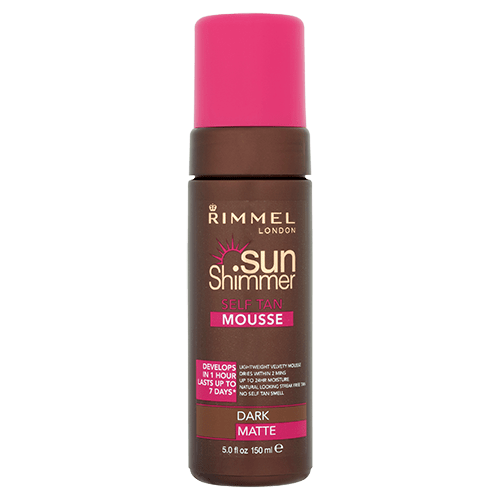 Sun Shimmer ZZ Self Tan Mousse Dark Matte 150ml