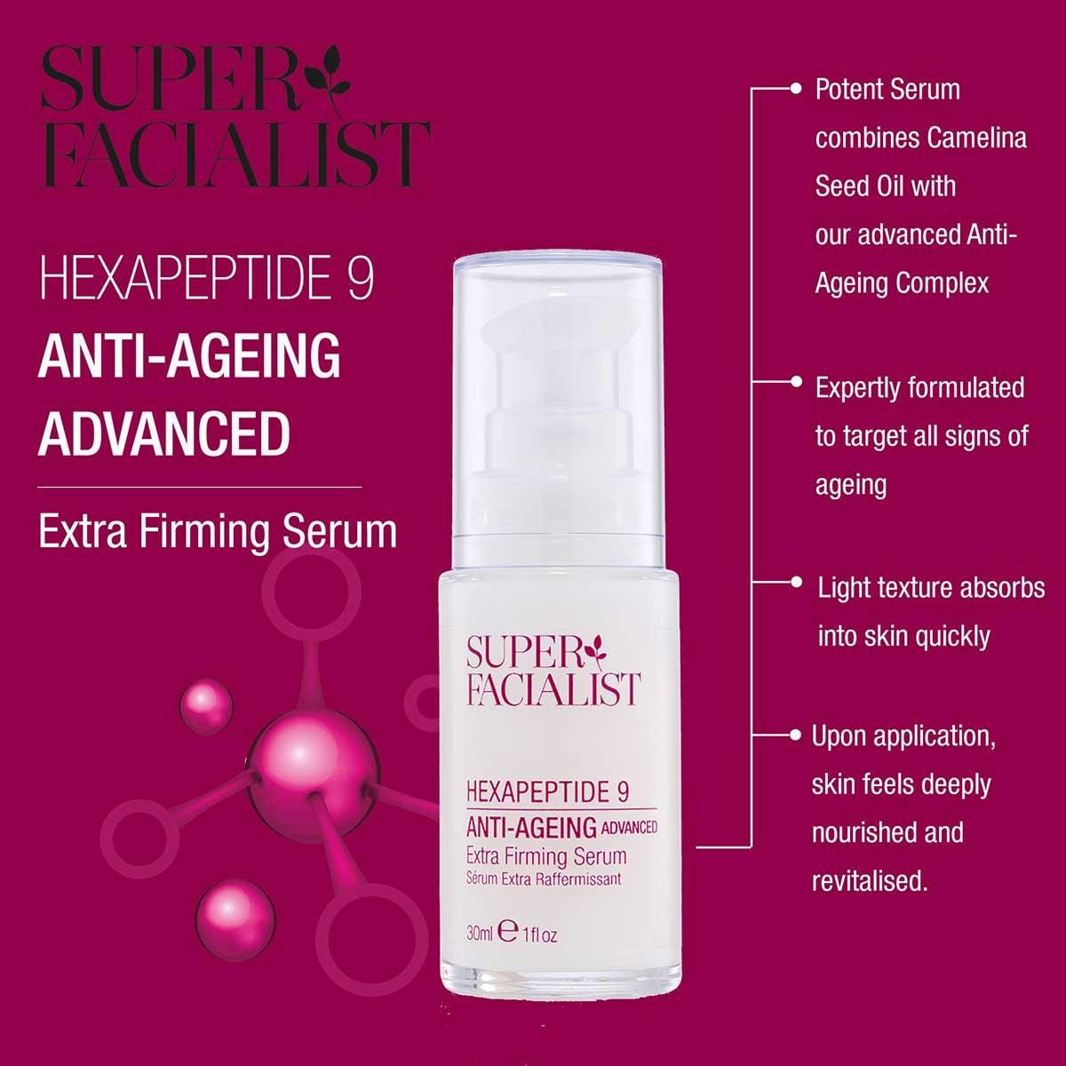 Super Facialist Hexapeptide-9 Anti-Ageing Advanced Extra Firming Serum 30ml 
