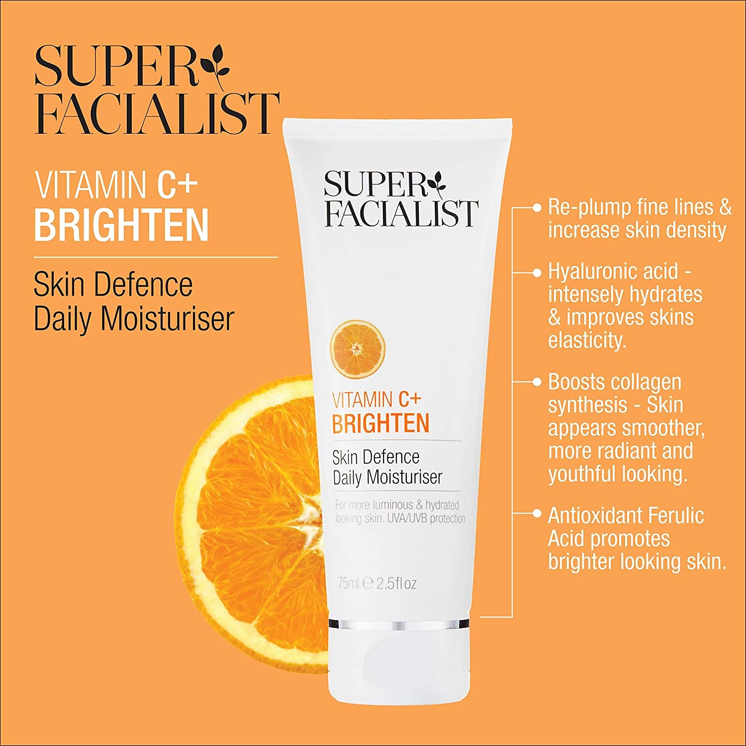 Super Facialist Vitamin C Skin Defence Daily Moisturiser 75ml