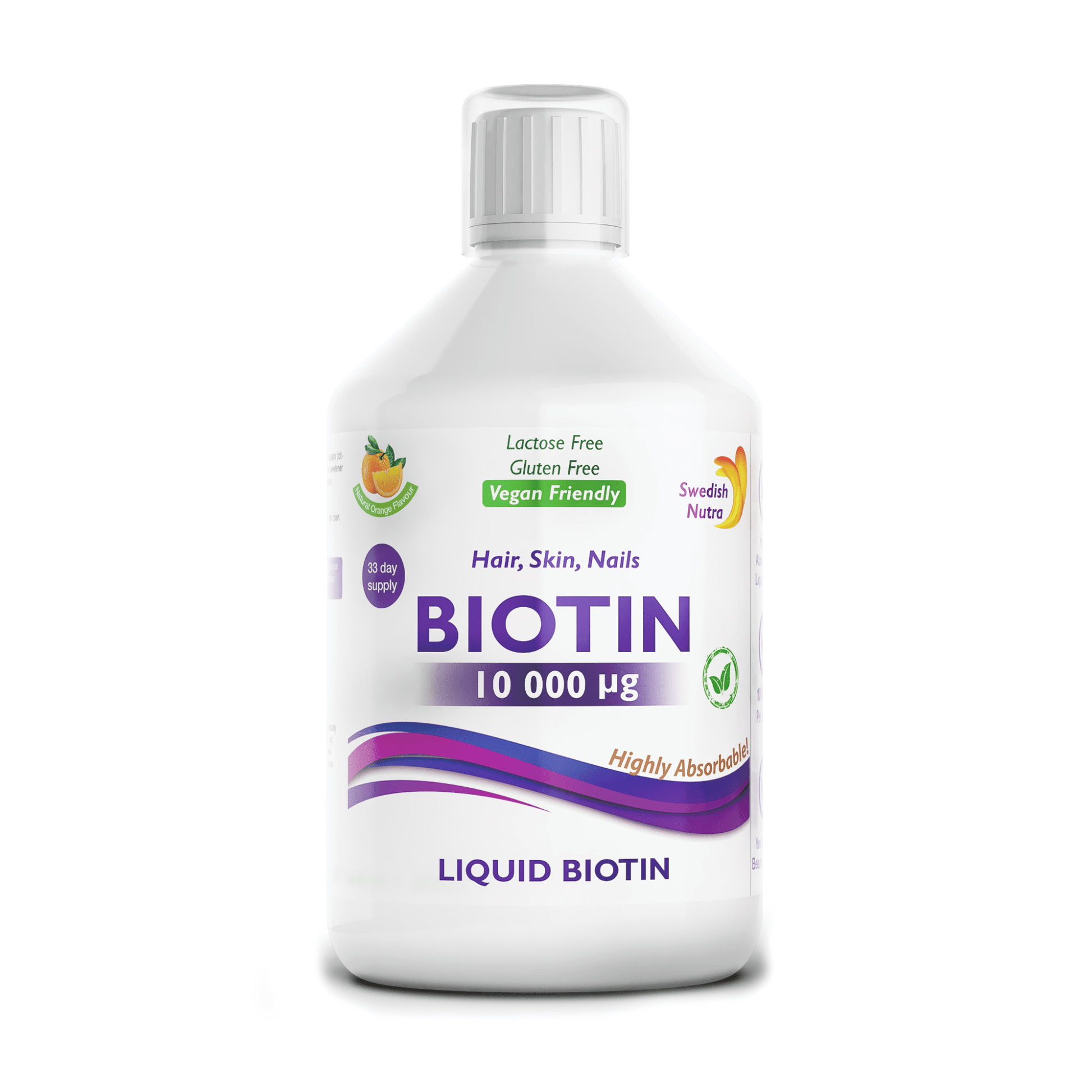 Swedish Nutra Biotin 10,000 UG 500ml