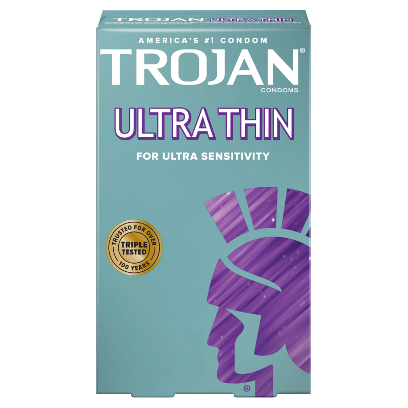 Trojan Ultra Thin Latex Condoms 12's