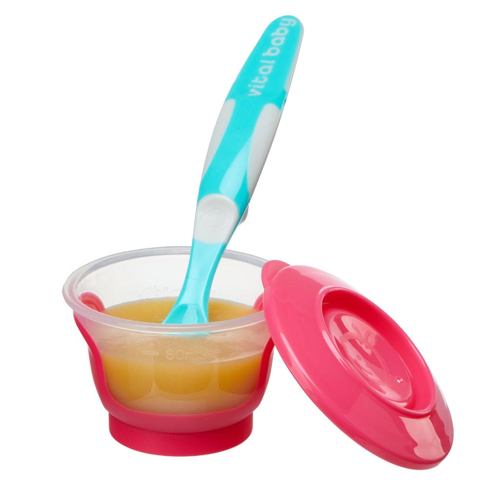 Vital Baby Weaning Pots 60ml 6 Piece