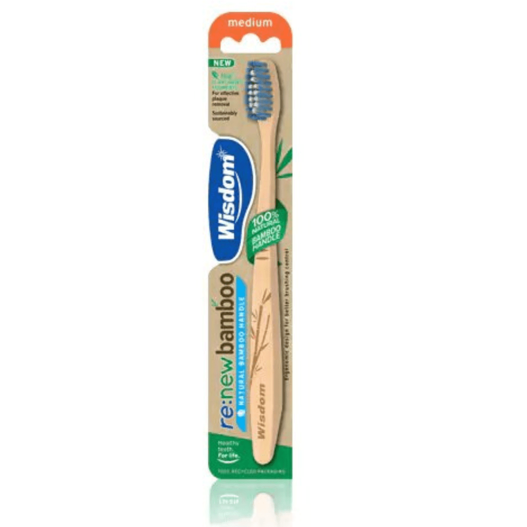 Wisdom Re:New Bamboo Toothbrush Medium