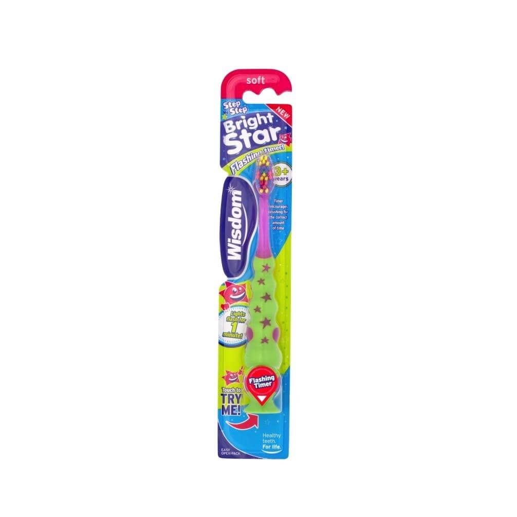 Wisdom Step by Step Brightstar Flashing Toothbrush