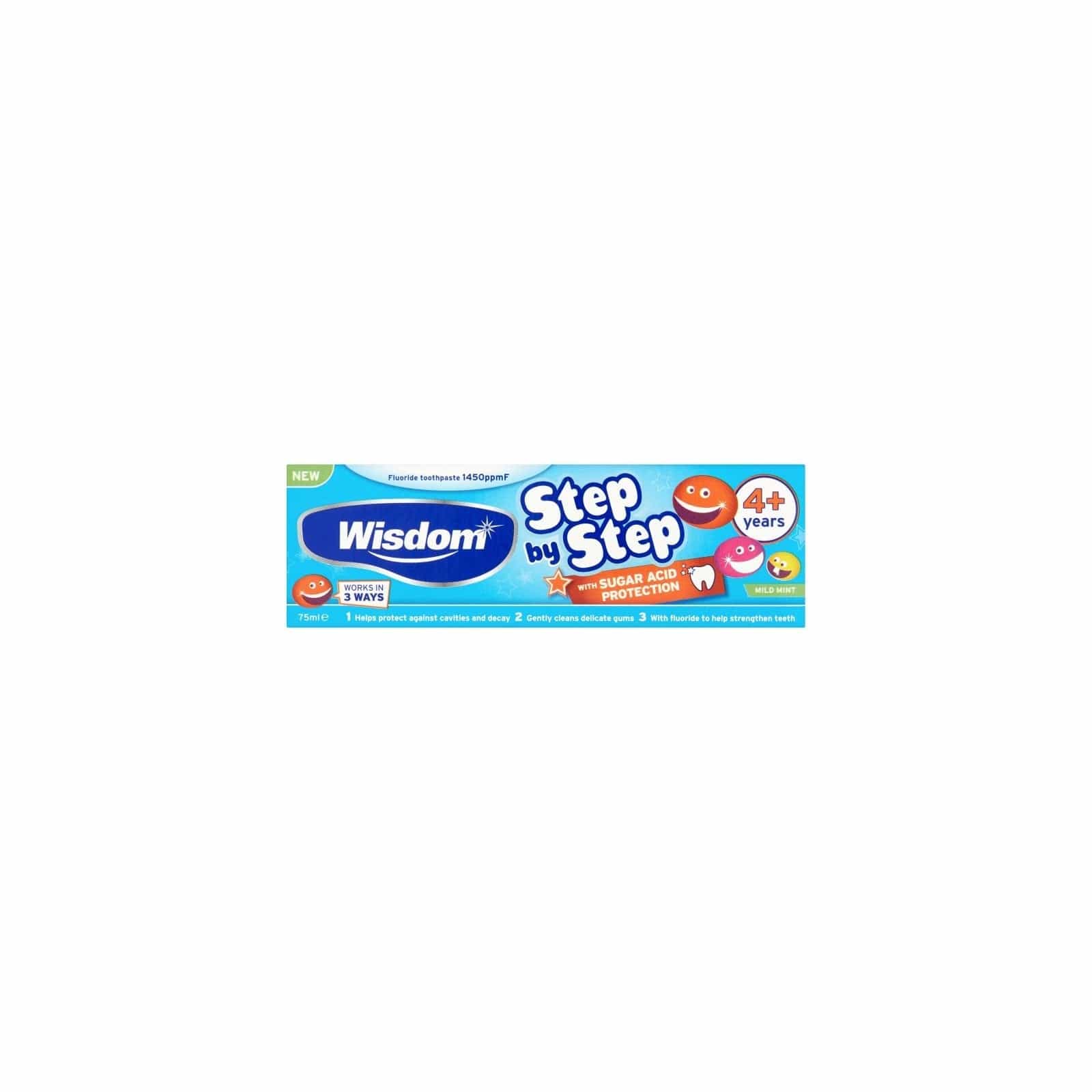 Wisdom Step by Step Toothpaste 4 Years + 75ml